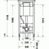 Duravit DuraSystem WD1001000000 Инсталляция для унитаза, стандартная