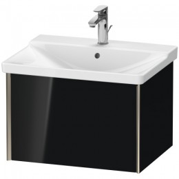 Duravit XVIU XV40150B140 Тумба подвесная 60 см Черный глянцевый