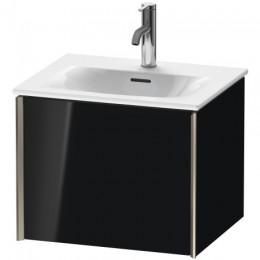 Duravit XVIU XV40310B140 Тумба подвесная 51 см Черный глянцевый