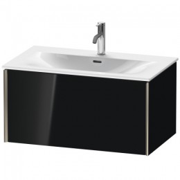 Duravit XVIU XV40340B140 Тумба подвесная 81 см Черный глянцевый