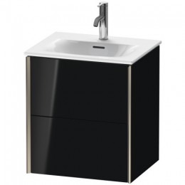 Duravit XVIU XV41310B140 Тумба подвесная 51 см Черный глянцевый
