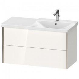 Duravit XVIU XV41380B122 Тумба подвесная 101 см Белый глянцевый