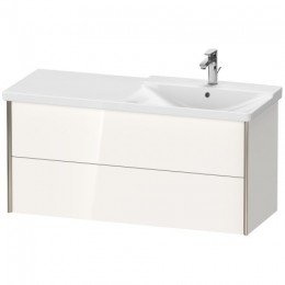 Duravit XVIU XV41390B122 Тумба подвесная 121 см Белый глянцевый