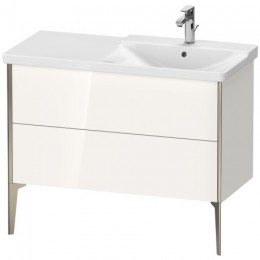 Duravit XVIU XV44980B122 Тумба напольная 100 см Белый глянцевый
