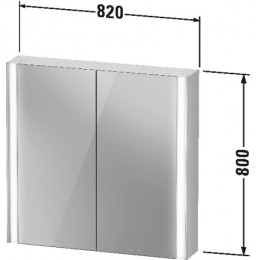 Duravit XVIU XV71320B1B1 Зеркальный шкафчик 82 см Шампань матовый
