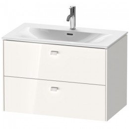 Duravit Brioso BR431202222 Тумбочка подвесная 82 см Белый глянцевый