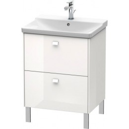 Duravit Brioso BR441002222 Тумбочка напольная 62 см Белый глянцевый
