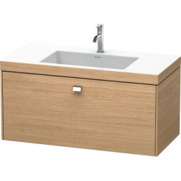 Duravit Brioso BR4602O1052 Умывальник мебельный с подвесной тумбочкой c-bonded в комплекте 100 см Европейский дуб