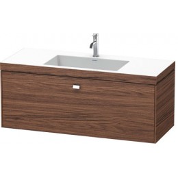 Duravit Brioso BR4603O1021 Умывальник мебельный с подвесной тумбочкой c-bonded в комплекте 120 см Орех темный