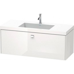 Duravit Brioso BR4603O1022 Умывальник мебельный с подвесной тумбочкой c-bonded в комплекте 120 см Белый глянцевый