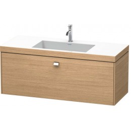 Duravit Brioso BR4603O1052 Умывальник мебельный с подвесной тумбочкой c-bonded в комплекте 120 см Европейский дуб