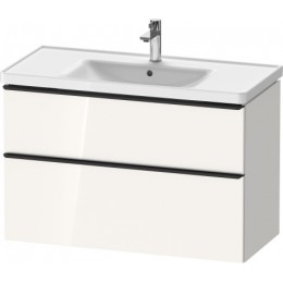 Duravit D-Neo DE435602222 Тумбочка подвесная 98 см Белый глянцевый