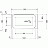 Duravit DuraStyle 700233000000000 Ванна 140 см белый