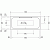 Duravit DuraStyle 760298000CP1000 Ванна гидромассажная 180 см белый Combi-System P