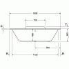 Duravit DuraStyle 760299000JS1000 Ванна гидромассажная 190 см белый Jet-System