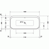 Duravit Happy D.2 Plus 760453000AS0000 Ванна гидромассажная 180 x 80 см Air-System