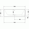 Duravit Happy D.2 Plus 760453000AS0000 Ванна гидромассажная 180 x 80 см Air-System