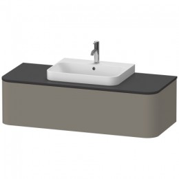Duravit Happy D.2 Plus HP4942M9292 Тумба подвесная 130 см каменно-серый шелковисто-матовый лак