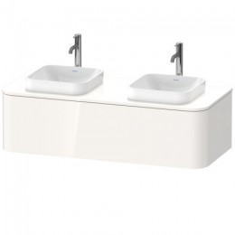 Duravit Happy D.2 Plus HP4943B2222 Тумба подвесная 130 см белый глянец