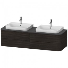 Duravit Happy D.2 Plus HP4974B6969 Тумба подвесная 160 см орех брашированный