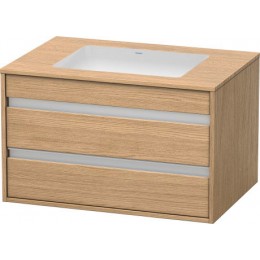 Duravit Ketho KT685405252 Тумбочка подвесная 80 см Европейский дуб