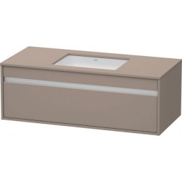 Duravit Ketho KT689604343 Тумбочка подвесная 120 см Базальт матовый Duravit Ketho KT689604343 Тумбочка подвесная 120 см Базальт матовый