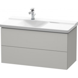 Duravit L-Cube LC624800707 Тумба подвесная 82 см Бетонно-серый матовый