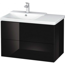 Duravit L-Cube LC624804040 Тумба подвесная 82 см Черный глянцевый