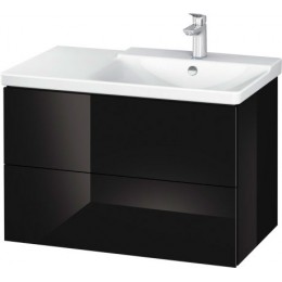 Duravit L-Cube LC624904040 Тумба подвесная 82 см Черный глянцевый