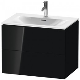 Duravit L-Cube LC630604040 Тумба подвесная 72 см Черный глянцевый