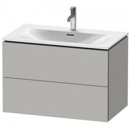 Duravit L-Cube LC630700707 Тумба подвесная 82 см Бетонно-серый матовый