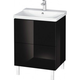 Duravit L-Cube LC660004040 Тумба напольная 62 см Черный глянцевый