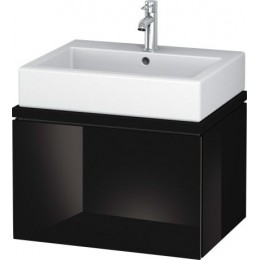 Duravit L-Cube LC681104040 Тумбочка для консоли 62 см Черный глянцевый