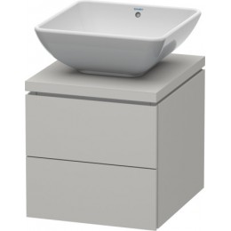 Duravit L-Cube LC681900707 Тумбочка для консоли 42 см Бетонно-серый матовый
