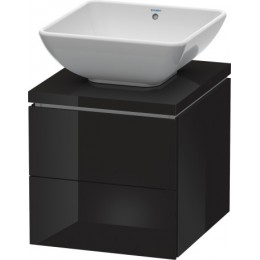 Duravit L-Cube LC681904040 Тумбочка для консоли 42 см Черный глянцевый