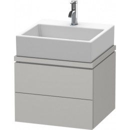 Duravit L-Cube LC682000707 Тумбочка для консоли 52 см Бетонно-серый матовый