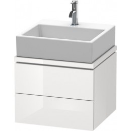 Duravit L-Cube LC682002222 Тумбочка для консоли 52 см Белый глянцевый