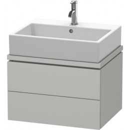Duravit L-Cube LC682100707 Тумбочка для консоли 62 см Бетонно-серый матовый