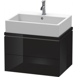 Duravit L-Cube LC682104040 Тумбочка для консоли 62 см Черный глянцевый