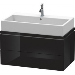 Duravit L-Cube LC682204040 Тумбочка для консоли 82 см Черный глянцевый