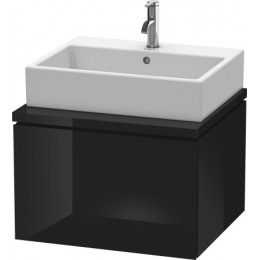 Duravit L-Cube LC682704040 Тумбочка для консоли 62 см Черный глянцевый