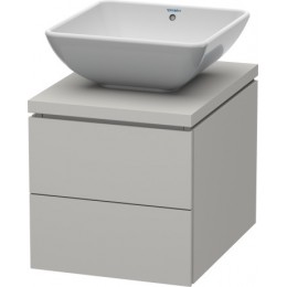 Duravit L-Cube LC683500707 Тумбочка для консоли 42 см Бетонно-серый матовый