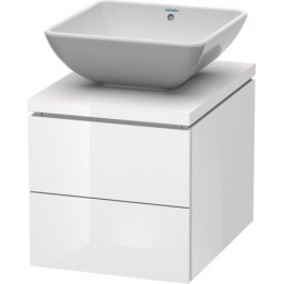 Duravit L-Cube LC683502222 Тумбочка для консоли 42 см Белый глянцевый