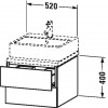 Duravit L-Cube LC683607171 Тумбочка для консоли 52 см Средиземноморский дуб