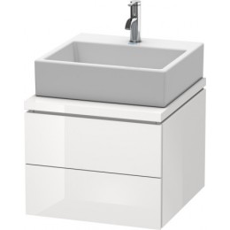 Duravit L-Cube LC683602222 Тумбочка для консоли 52 см Белый глянцевый