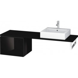 Duravit L-Cube LC685004040  Шкафчик для консоли 52 см Черный глянцевый