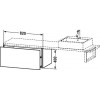 Duravit L-Cube LC685207171 Шкафчик для консоли 82 см Средиземноморский дуб
