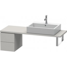 Duravit L-Cube LC685800707 Шкафчик для консоли 32 см Бетонно-серый матовый