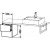 Duravit L-Cube LC685807171 Шкафчик для консоли 32 см Средиземноморский дуб