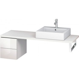 Duravit L-Cube LC685802222 Шкафчик для консоли 32 см Белый глянцевый